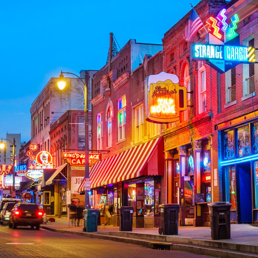 Photo of Beale street businesses