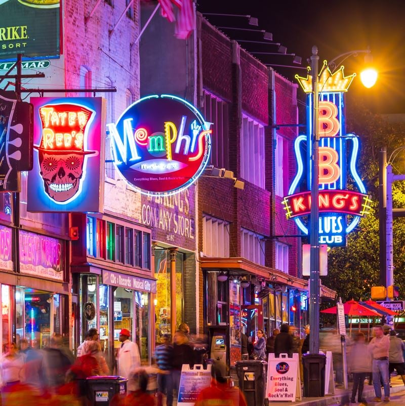 photo of Beale Street neon signage
