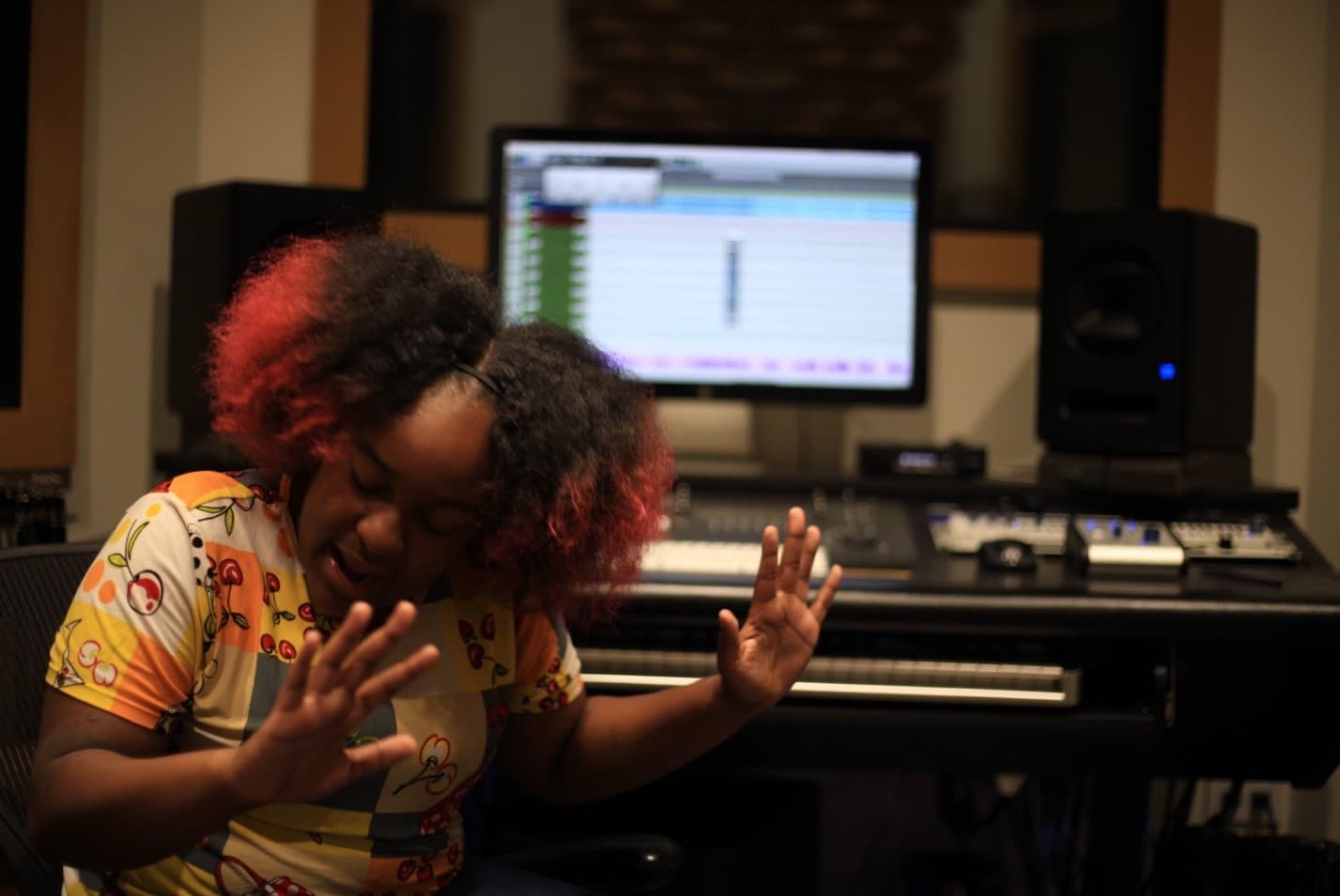 An image of a young musician